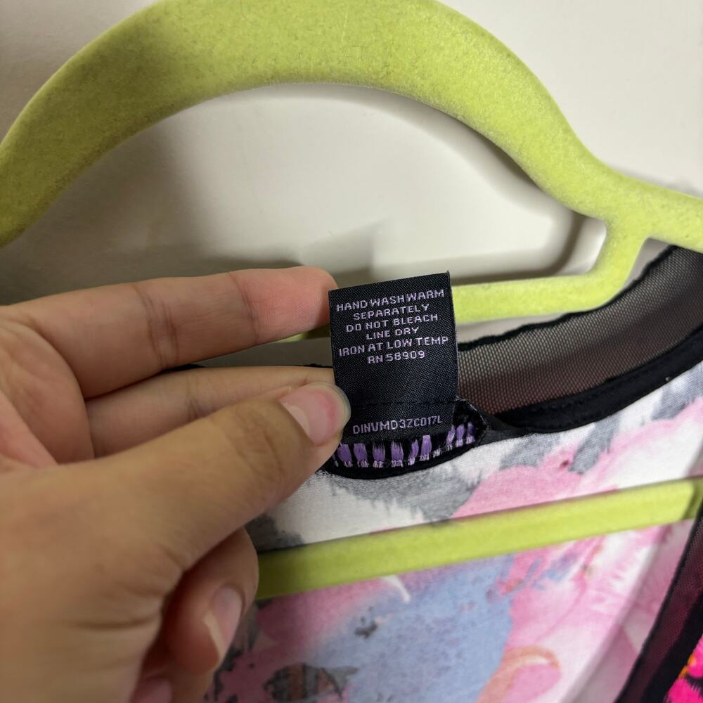 Investments Floral Vintage Blouse Sz M - Picture 6 of 11